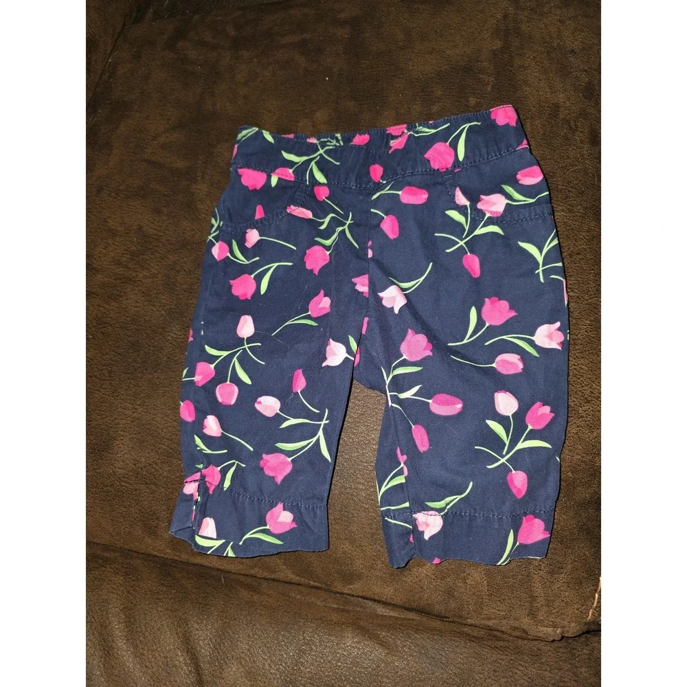 Gymboree outlet bright tulip‎ pink top and capris size 12 18 months